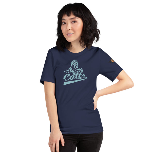Richland Colts vintage graphic tee in navy showing front design