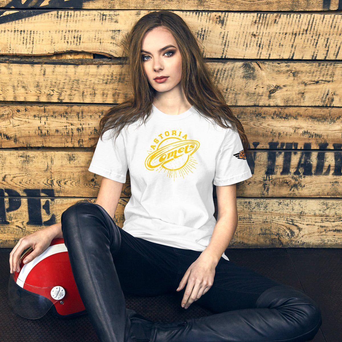Astoria Comets vintage graphic tee in white