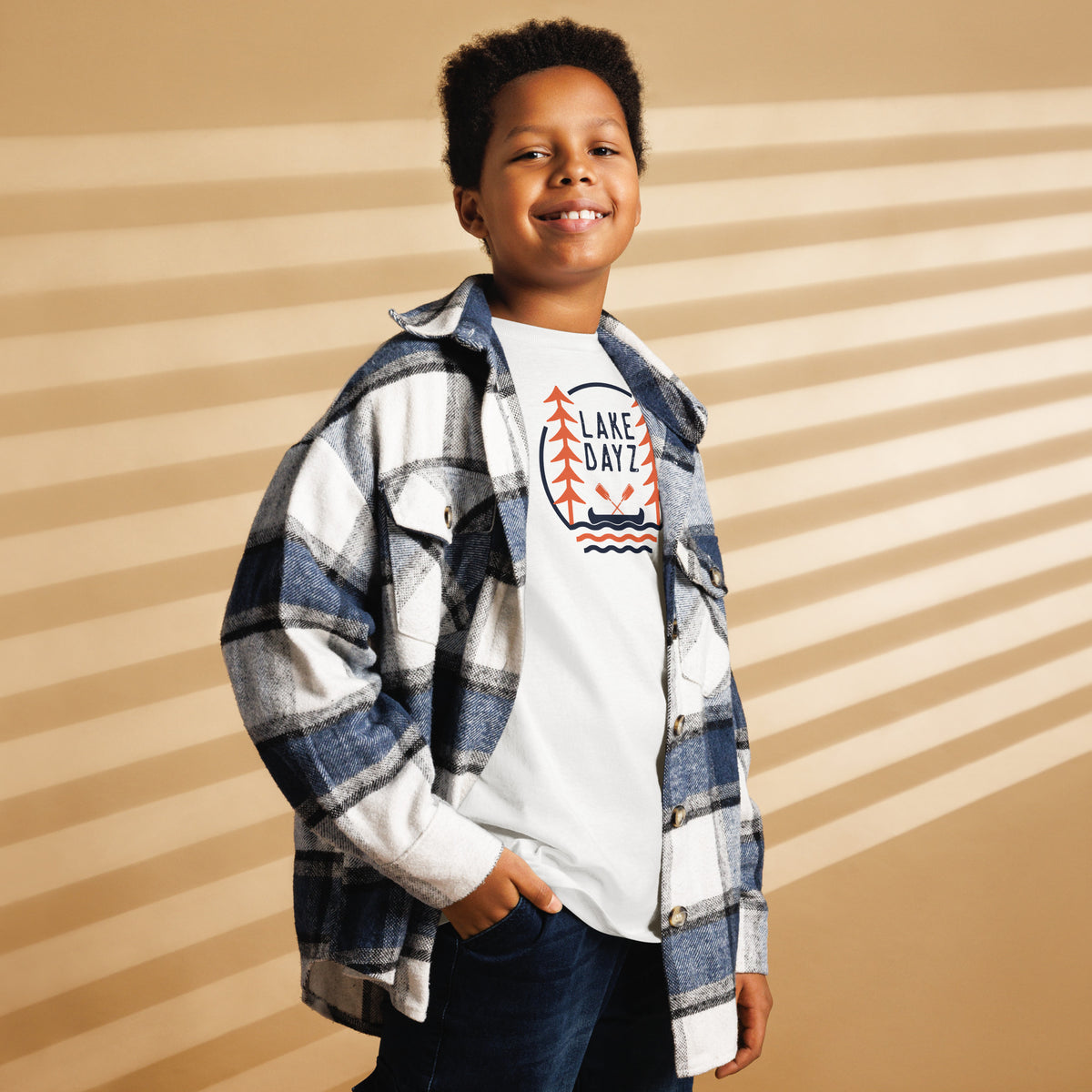Camp Dayz kids t-shirt with camping-inspired design