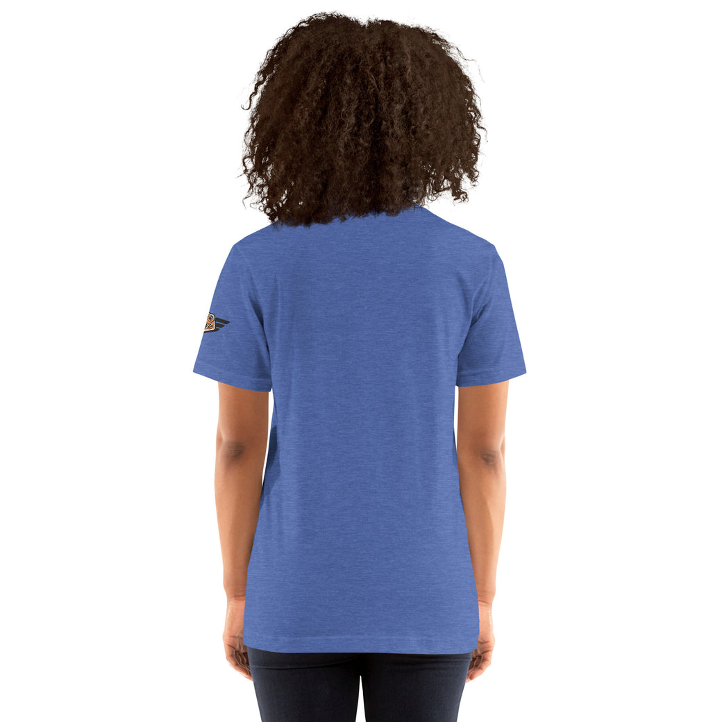 Clifford Twins Vintage Mascot Tee in true royal back view