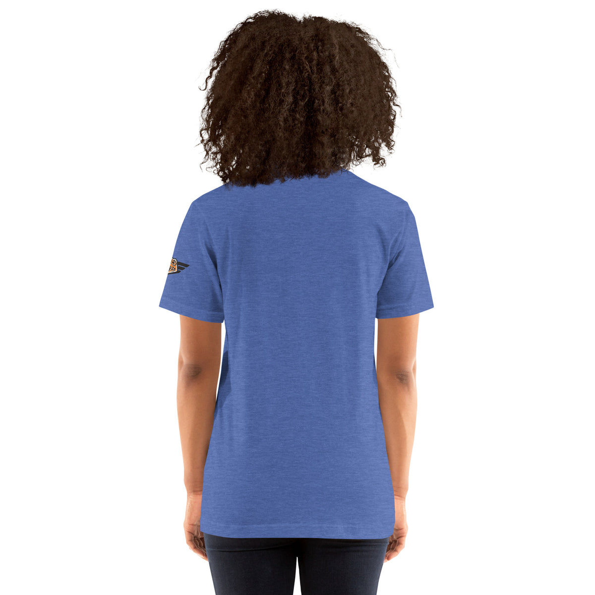 Clifford Twins Vintage Mascot Tee in true royal back view