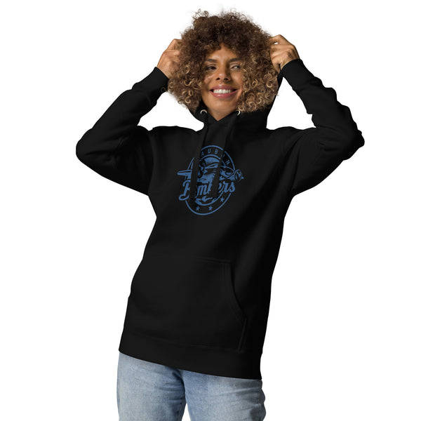 Waubun Bombers Vintage Hoodie - Retro College Mascot Hoodie