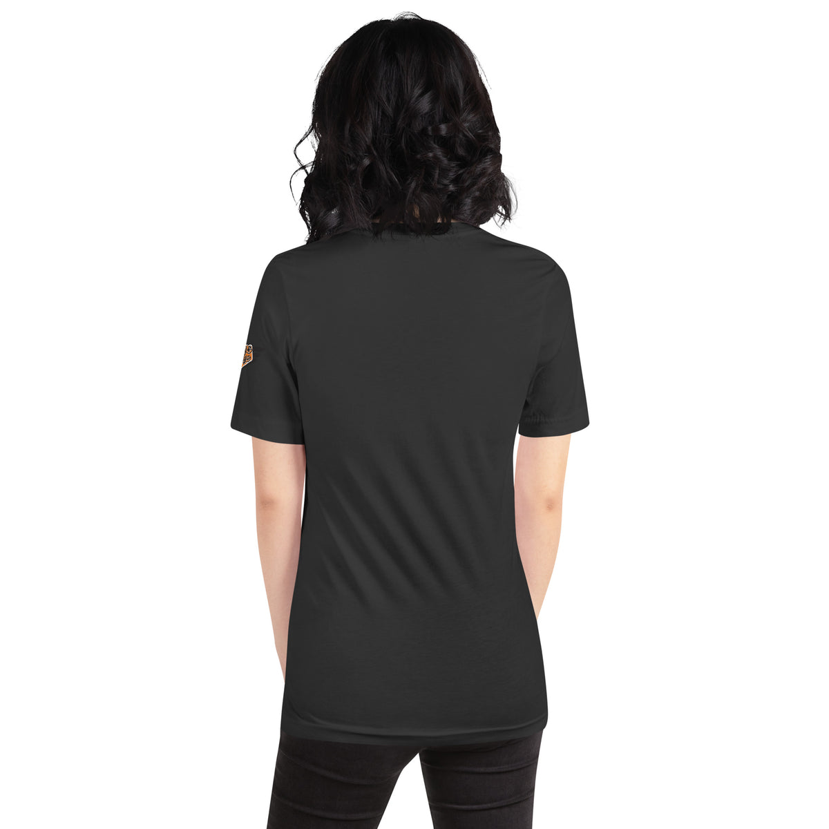 Back view of Devils Lake Satans retro mascot shirt