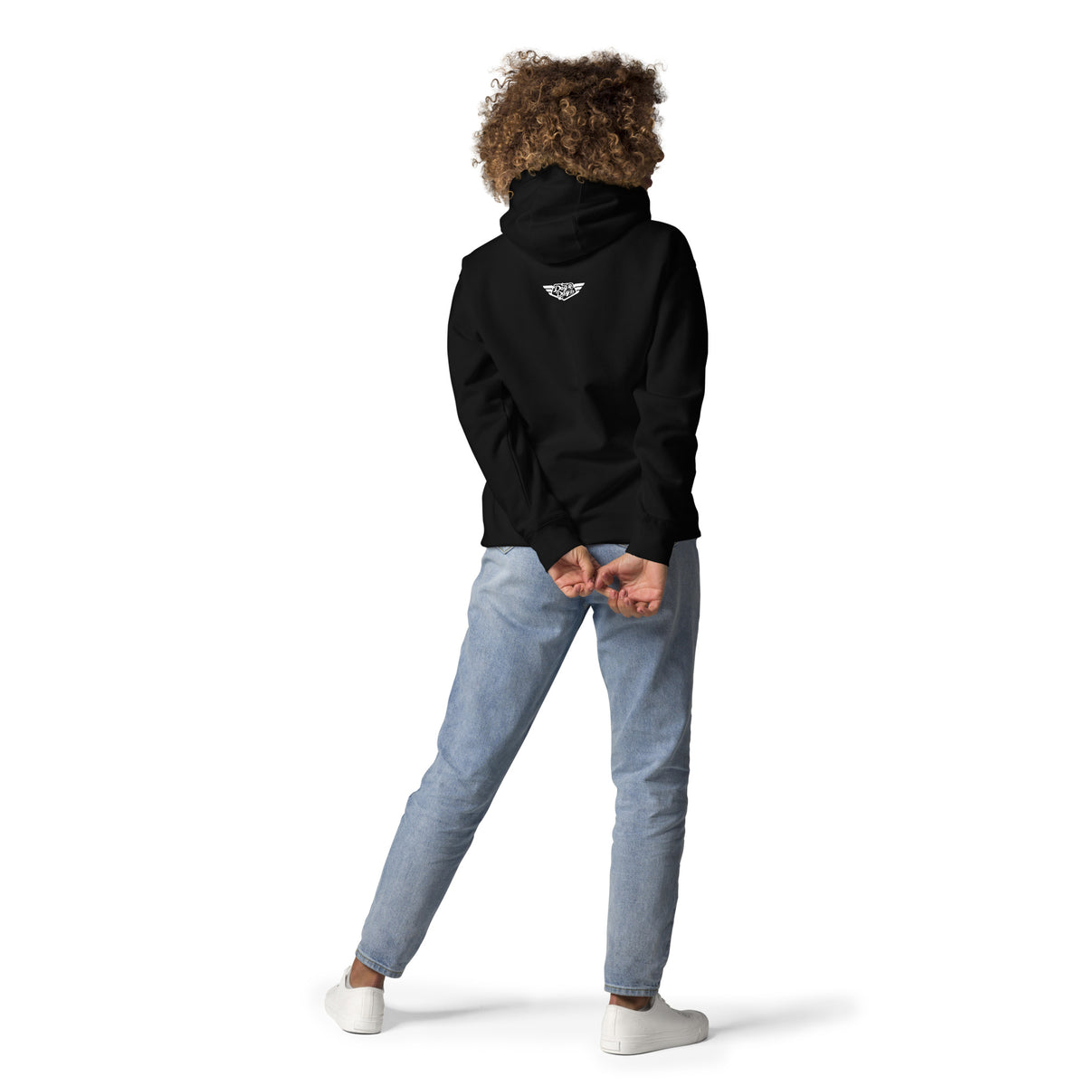 Madison Dragons Vintage Hoodie in black with retro college mascot graphic