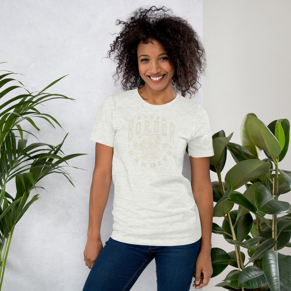 Ash North Border Bandits vintage college tee