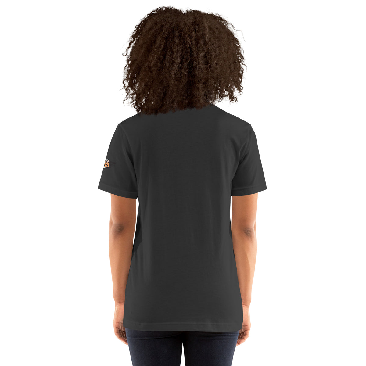 Richardson Raiders vintage mascot t-shirt in dark grey back
