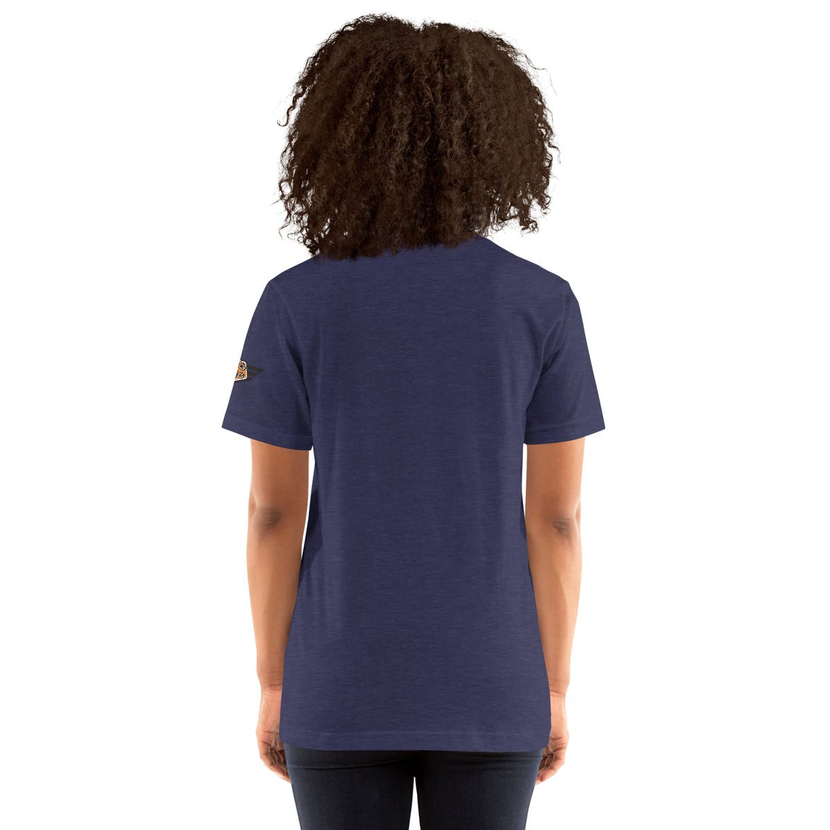 Richardson Raiders vintage mascot t-shirt in midnight navy back